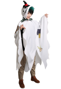 MHA Izuku Midoriya Deku Halloween Cloak Daily Mantle Ghost Cosplay Costume