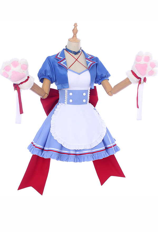 My Hero Academia Cosplay Zubehör Gender Conversion Maid Todoroki Shoto Cosplay Handschuhe