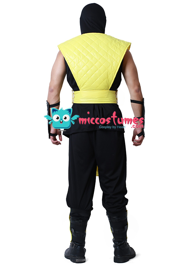 Mortal Kombat Costume de Cosplay de Scorpion