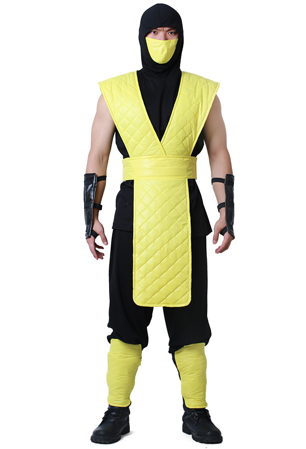 Mortal Kombat Scorpion Cosplay Costume