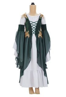 river song green dress Teal Viking Dress