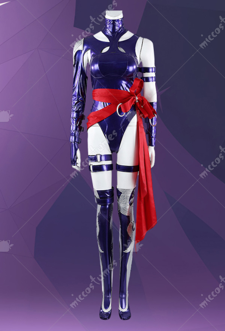 Rival Girl Ninja Girl Cosplay Costume Jumpsuit with Belt Socks