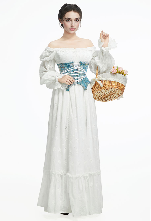 white christmas dresses Romantic Bloom Fairy Corset Dress