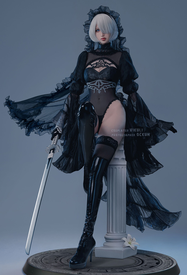 NieR: Automata 2B YoRHa No.2 Type B Halloween Cosplay Costume