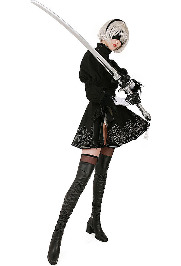 NieR:Automata 2B コスプレ Nr: Automata YoRHa No.2 Type B Cosplay Costume