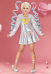 Premium Edition Needy Streamer Overload kAngel Default Outfit Cosplay Costume Top and Skirt with Leg Cuff and Bows