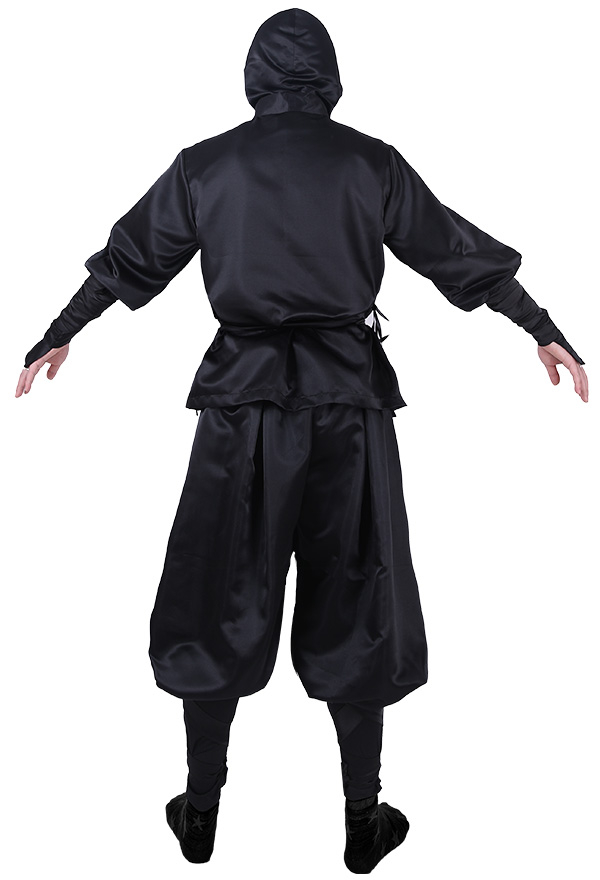 Costume de Cosplay Ninja de Style Japonais pour Adulte avec Capuche et Chaussettes