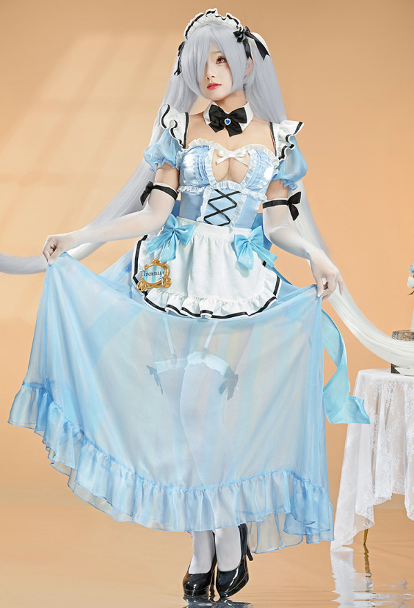 Goddess of Victory: Nikke Cinderella Cosplay Costume - Maid Outfit