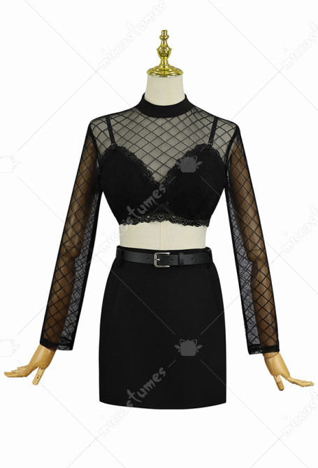 Goddess of Victory: Nikke Privaty Sharp Lesson Skin Cosplay Costume Top and Jacket with Skirt and Sock