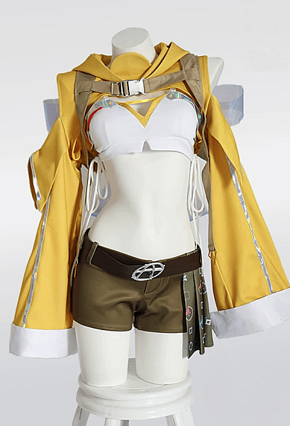 Goddess of Victory: Nikke Anis Star Skin Cosplay Costume Tube Top and Shorts with Jacket
