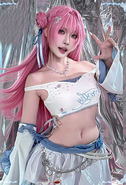 Goddess of Victory: Nikke Dorothy Stage Outfit Top and Skirt with Sleeves and Hair Accessory