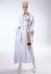 N Automata Commander White Cosplay Kleid Handschuhe Haar Zubehör Taillen Zubehör Set Cosplay Kostüm