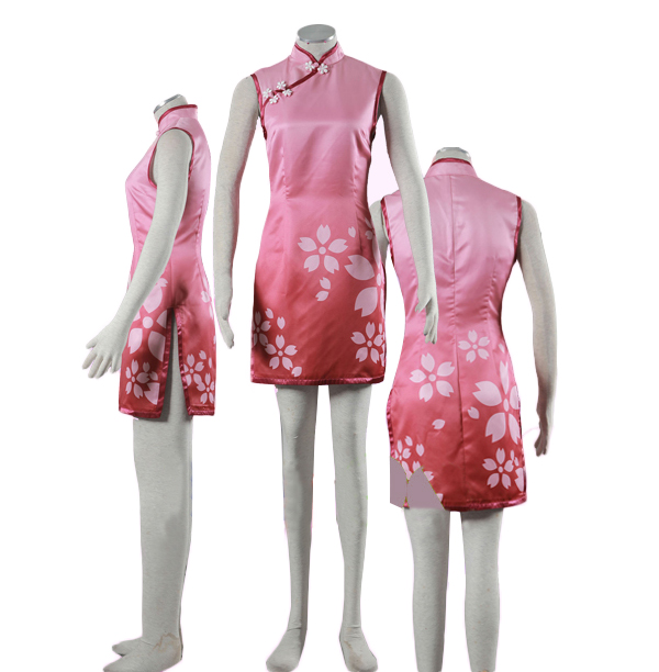 Ninja Sakura Haruno Chinese Style Cheongsam Cosplay Costume