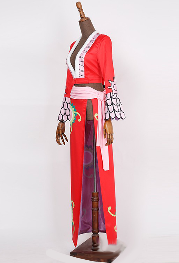 Boa Hancock Costume One Piece Cosplay Top Quality Cheongsam Dress Set For Sale 