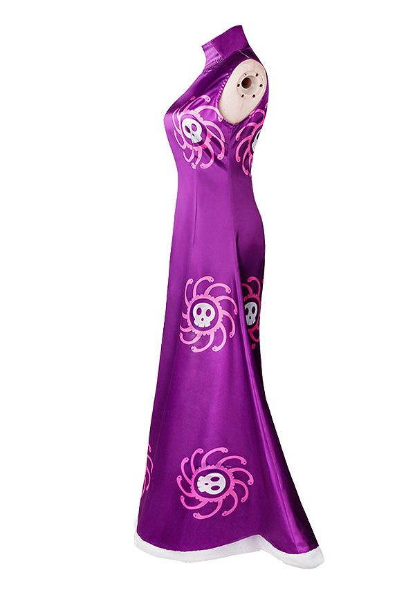 Snake Princess Costume Long Sleeveless Slim Dress - OP Cosplay | Top Quality Outfits for Sale Snake Princess Costume Long Sleeveless Slim Dress - OP Cosplay | Top Quality Outfits for Sale