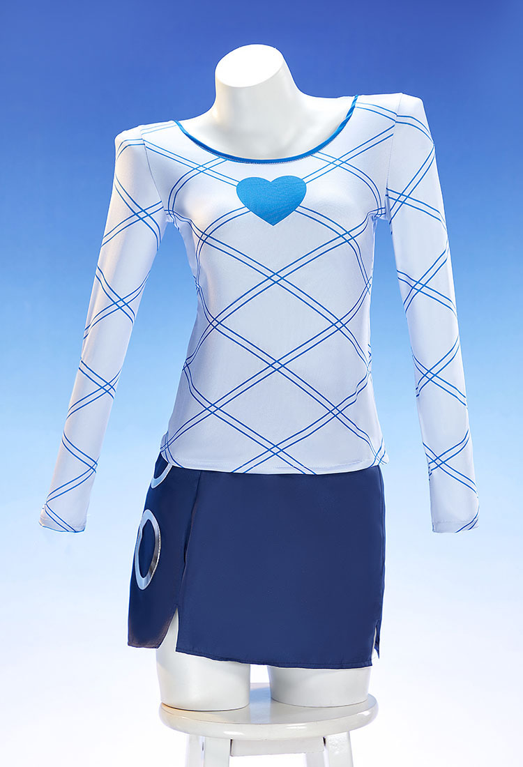 OP Nami Live-action Movie Ver Cosplay Costume Heart-shape Suit Top and Skirt
