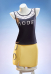 OP Nami Live-action Movie Ver Cosplay Costume Sleeveless Suit Top and Skirt