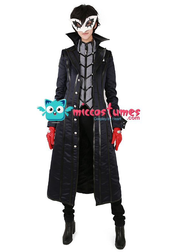 Disfraz de Cosplay de P5 Protagonist Phantom Thief Kaitou Joker Akira Kurus