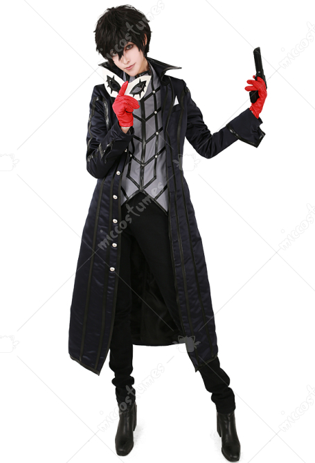 P5 Protagonist Phantom Thief Kaitou Joker Akira Kurusu Cosplay Costume