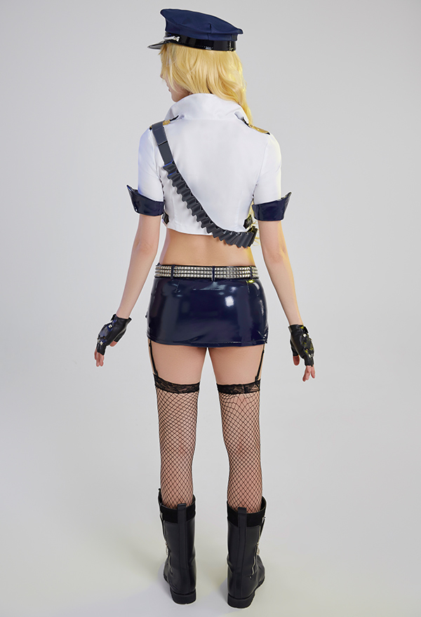 Panty Police Officer Costume - Panty & Stocking with Garterbelt Cosplay