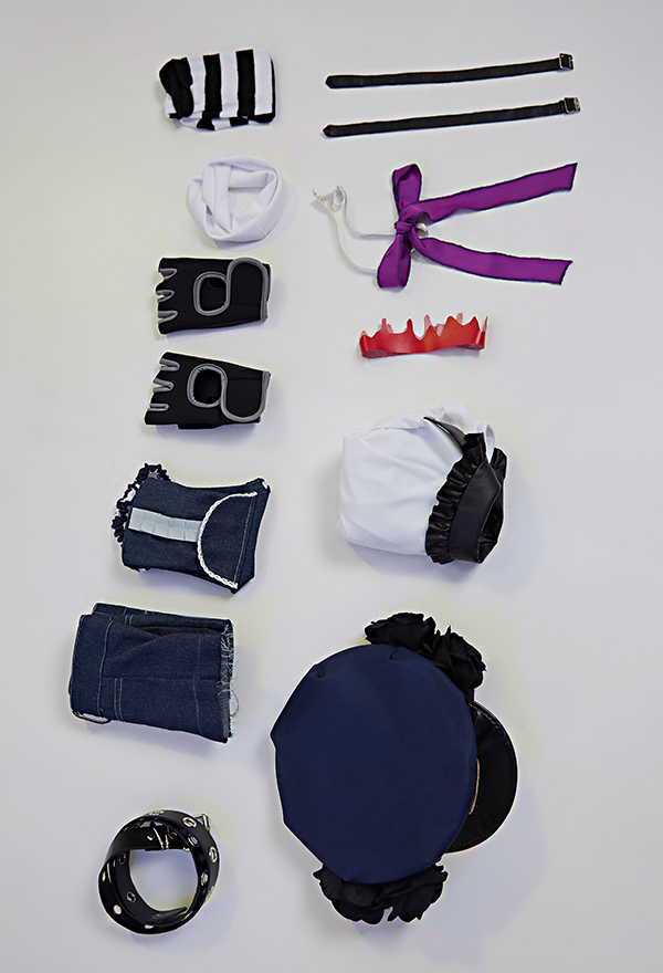Panty & Stocking with Garterbelt Stocking Police Officer Cosplay Costume Top and Shorts Set with Complete Accessories Panty & Stocking with Garterbelt Stocking Police Officer Cosplay Costume Top and Shorts Set with Complete Accessories