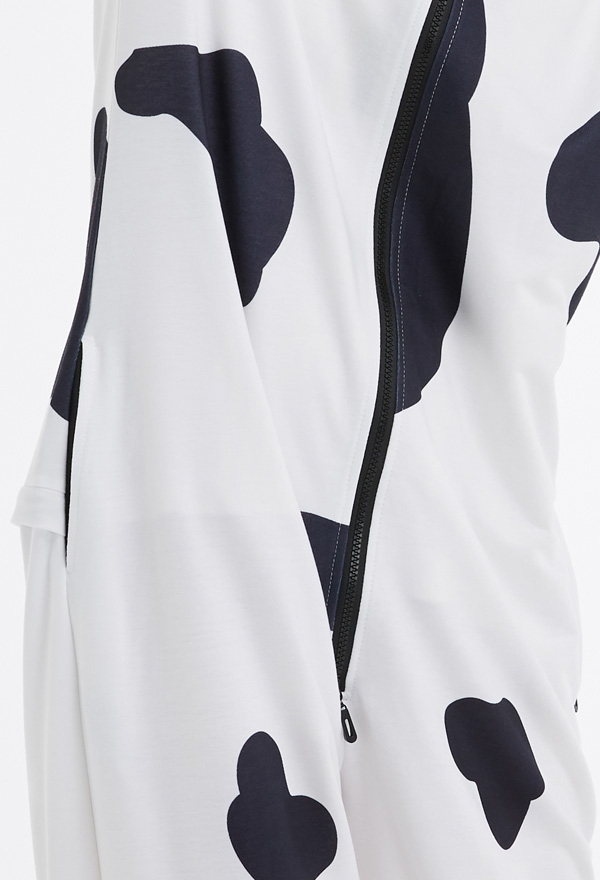 Cow print discount onesie for adults