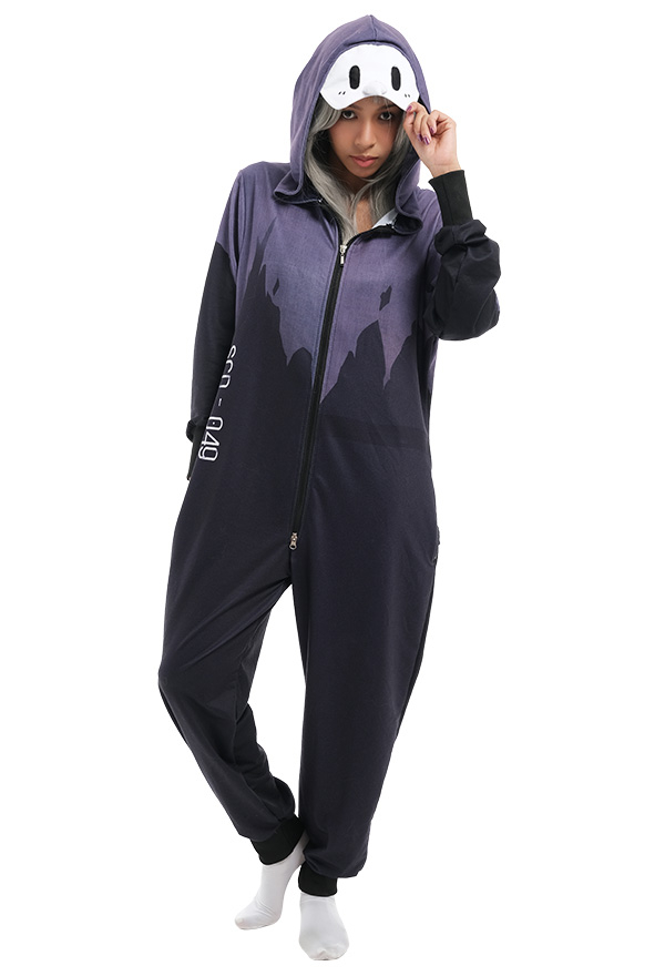 Pestarzt Overall mit Kapuzen Pyjamas Lange Arm Onesie Homewear Kigurumi Jumpsuit Kostüm Cosplay Halloween Anzug