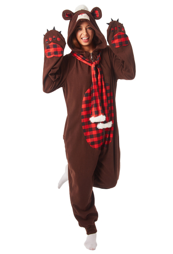 Beer Onesie Kostuums Pyjama Vrouwen Mannen Dier Beer Onesie Kostuums Pyjama Vrouwen Mannen Dier