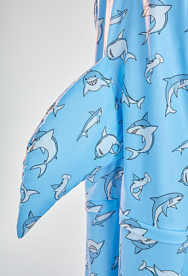 Combinaison Pyjama Requin Bleu – Pyjama Femme