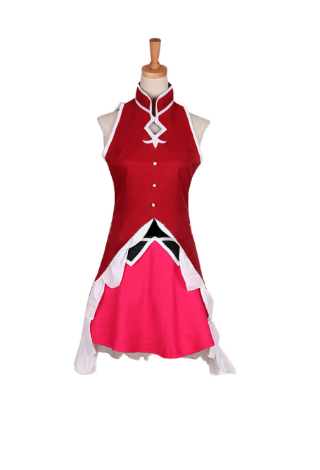 Puella Magi Madoka Magica Kyoko Sakura Transformed Battle Suit Cosplay Costume