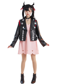 Marnie Cosplay Costume Dress Set with Coat