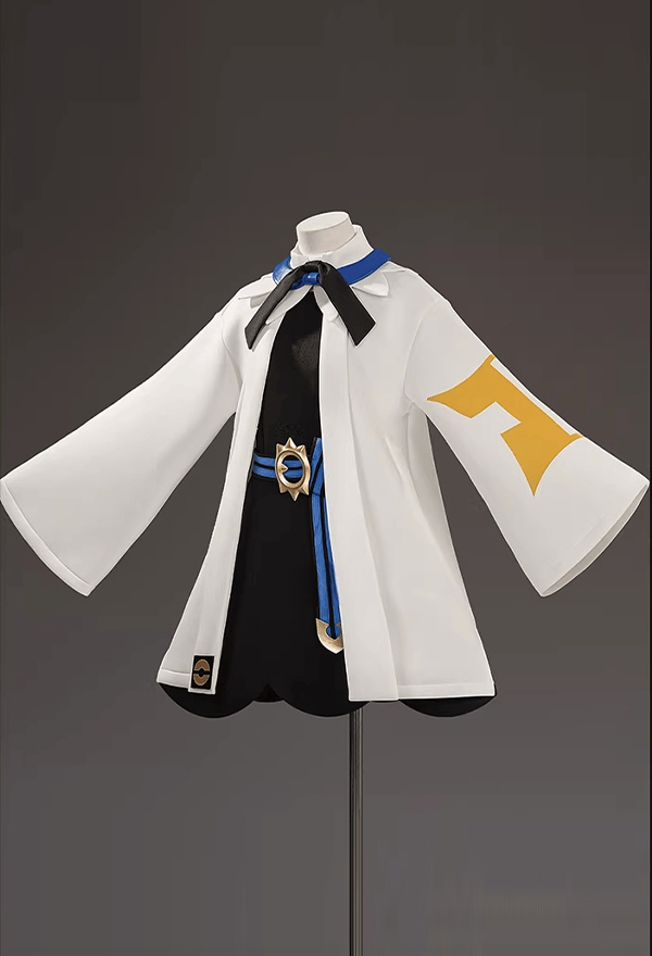 PM Gwynn Cosplay Costume Dress and Jacket with Belt and Gloves