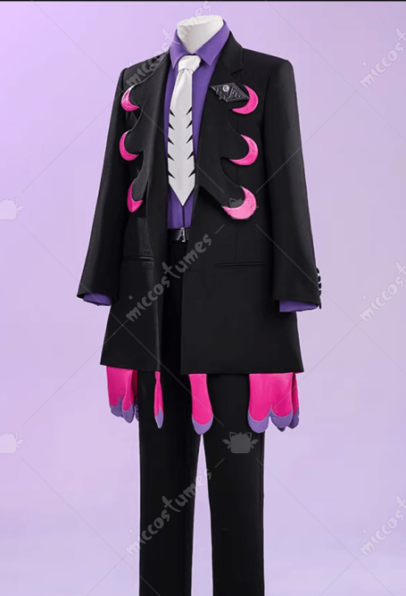 PM Corbeau Cosplay Costume Shirt and Coat with Long Pants and Tie
