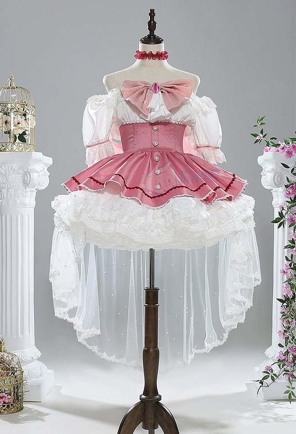 Kimokawaii Kostüm Für Mädchen Gr. T-XS – Weißes Kleid Für Kurven, Von Banyan Toys