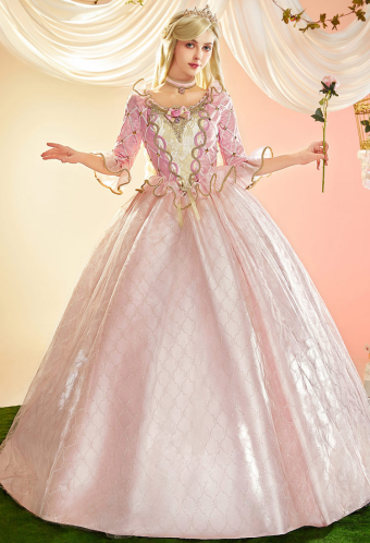 open lace back dress Kitty Princess Fur Chiffon Dress main image 1