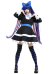 Panty & Stocking with Garterbelt Stocking Anarchy Maid Black Lolita Dress Uniform Cosplay Costume