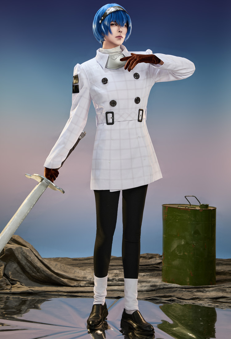 Metaphor: ReFantazio Protagonist Cosplay Costume Top and Pants with Innner Shirt and Gloves
