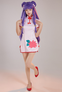 Ranma 1/2 Shampoo Cosplay Costume Cheongsam Set
