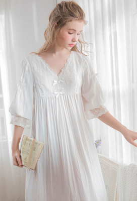 春夏秋用 単色 可愛い 姫ドレス パジャマ ワンピース通販