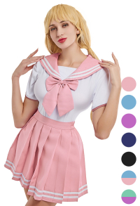 Ensemble de Lingerie Sexuelle Justaucorps de Style Uniforme avec Jupe
