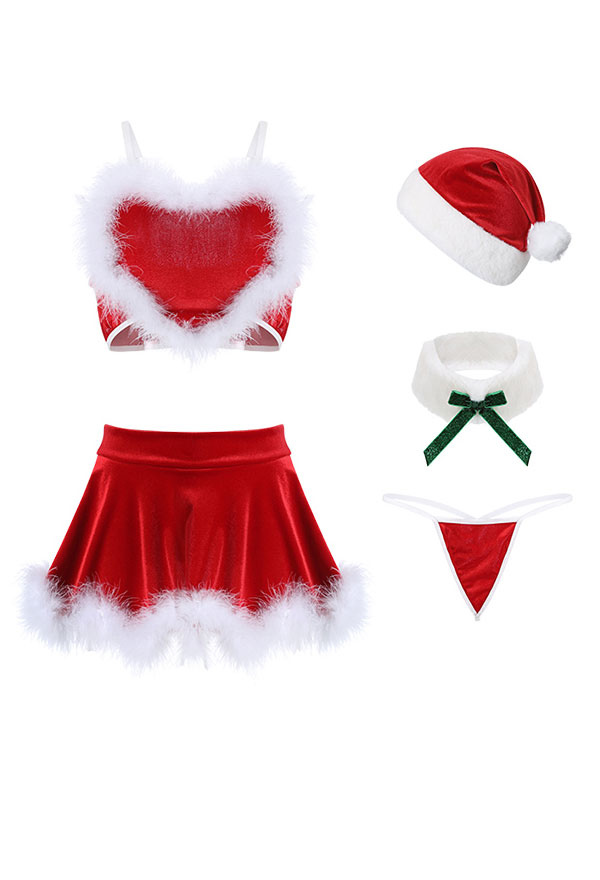Lingerie Set for Women - Two Piece Fluffy Lingerie | Top Quality Outfit for  sale