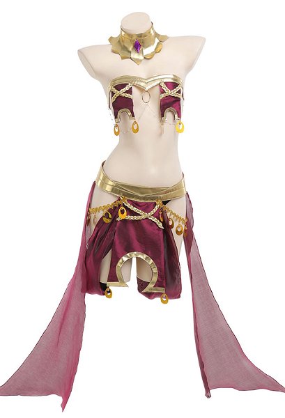 SCARLET GODDESS Sexy Lingerie Set Top and Panty Set with Skirt and Veil