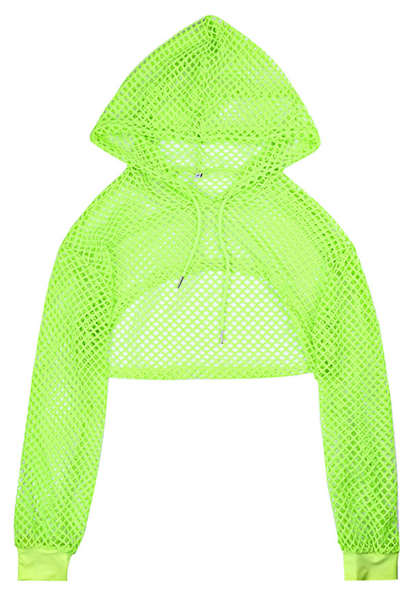 トップス short long sleeves mesh hoodie 613ol7a1zHL._UY350_.jpg