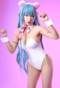 Kuma Kuma Kuma Bear Yuna Bear Cosplay Costume Bodysuit with Headband