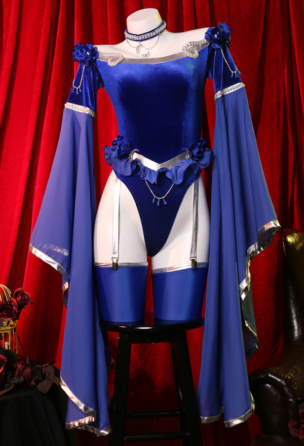 Mujer Traje Lencería Sexy de Estilo Medieval Decoración de