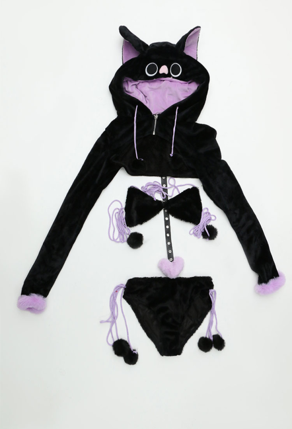 sexy lacey lingerie Vampire Sexy Lingerie Bodysuit-Bat Bodysuit Outfit