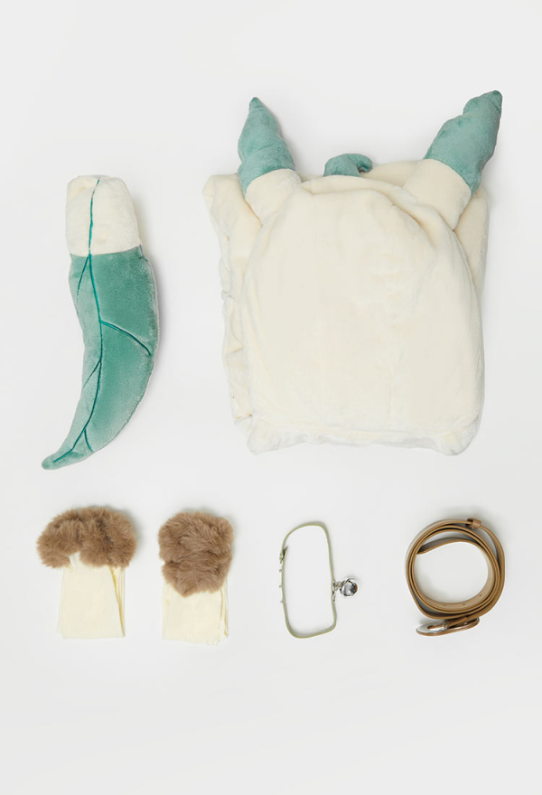 PM Dérivé Duveteux Justaucorps Barboteuse Sexy Lingerie Jaune Sweat À Capuche Justaucorps avec Queue Ceinture et Bas S-4XL