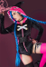 Halloween Game Sexy Lingerie Set Plush Hooded Bodysuit Homewear and Thigh Socks with Choker
