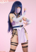 Sexy Lingerie Ninja Costume Mesh Bodysuit and Deep V Bodysuit with Mask and Thigh Socks