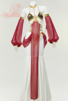 Princess Derivative Costume Sexy Lingerie Top Thong with Sleeves Choker Chest Chain